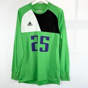 Adidas Assita GK Green 25 Long Sleeve Athletic Shirt New - Men’s US M